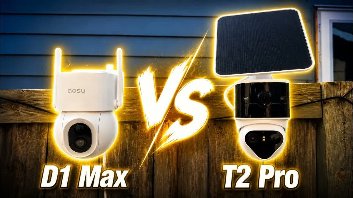 aosu D1 Max vs T2 Pro: Welche Solar-Kamera ist besser?