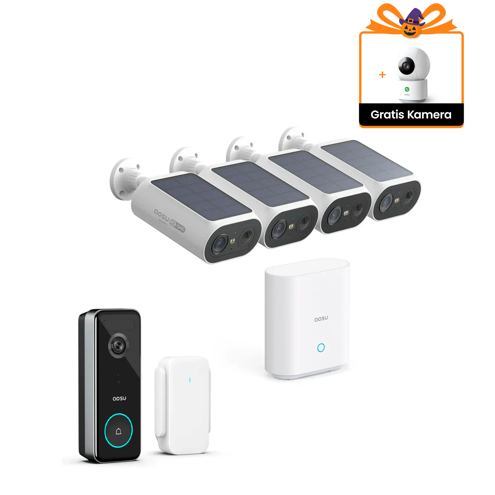 SolarCam System P1 SE System + Video Doorbell Ultra