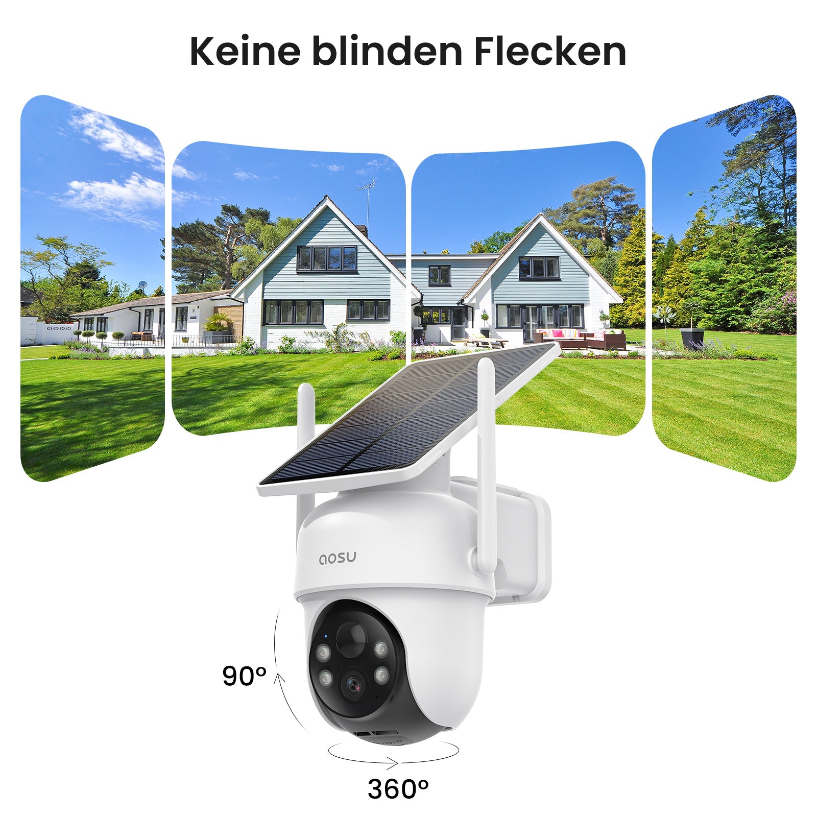 SolarCam D1 Classic Kit + Video Doorbell Ultra + Floodlight Cam Pro