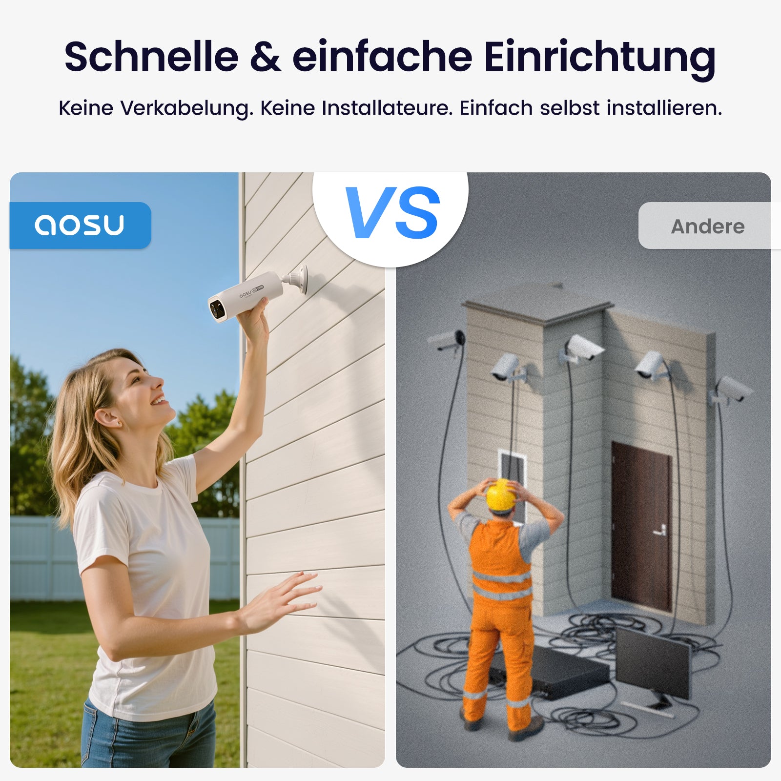 4K SolarCam P1 Max mit aosuCortex System