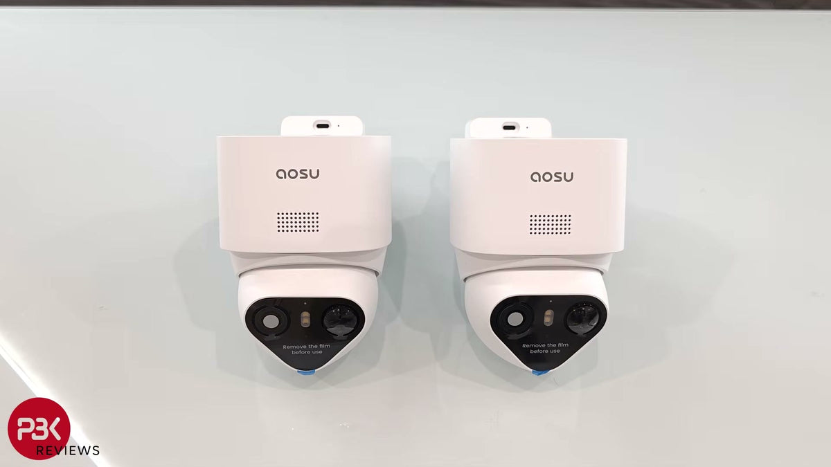 aosu T2 Ultra Test mit zwei 4K Solar-Überwachungskameras