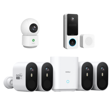 WirelessCam System Pro + Video Doorbell SE + IndoorCam P1