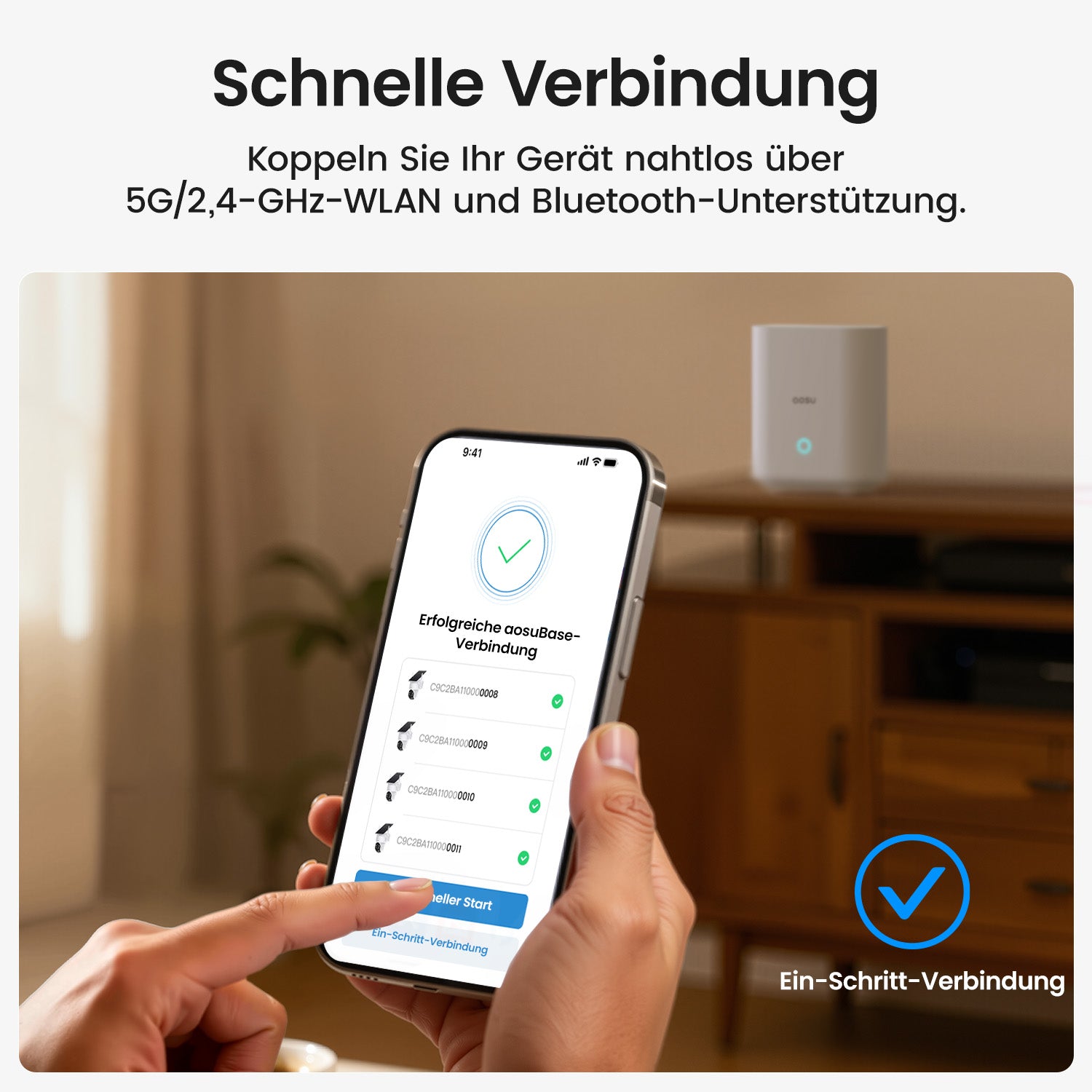 SolarCam D1 Classic Kit (6-Cam mit 2.Gen Basisstation)