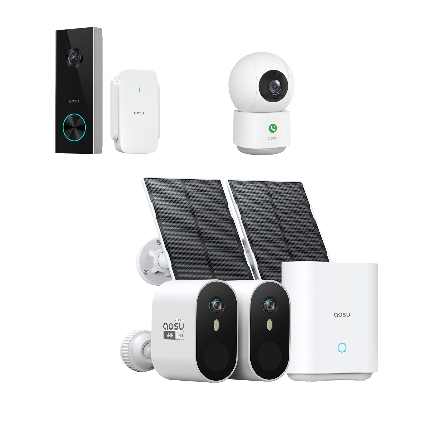 2-Cam Kit + Video Doorbell Pro + IndoorCam P1 Pro