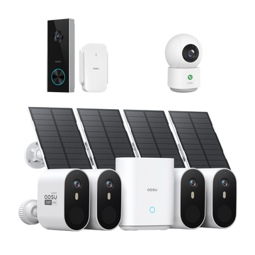 SolarCam System Max + Video Doorbell Pro + IndoorCam P1 Pro