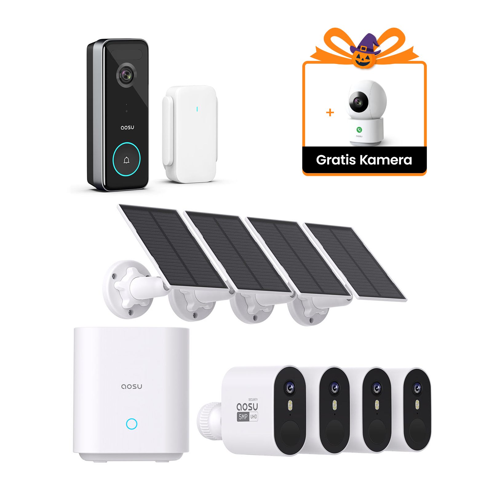 SolarCam System Max + Video Doorbell Ultra