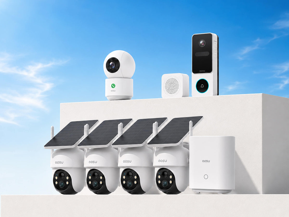 SolarCam D1 Classic Kit + Video Doorbell SE + IndoorCam P1