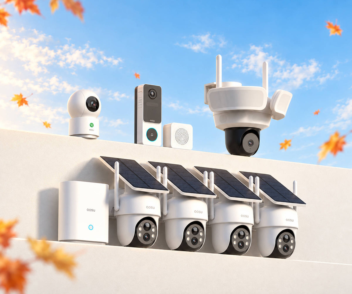 SolarCam D1 Classic Kit + Video Doorbell SE + Floodlight Cam Pro + IndoorCam P1 Pro