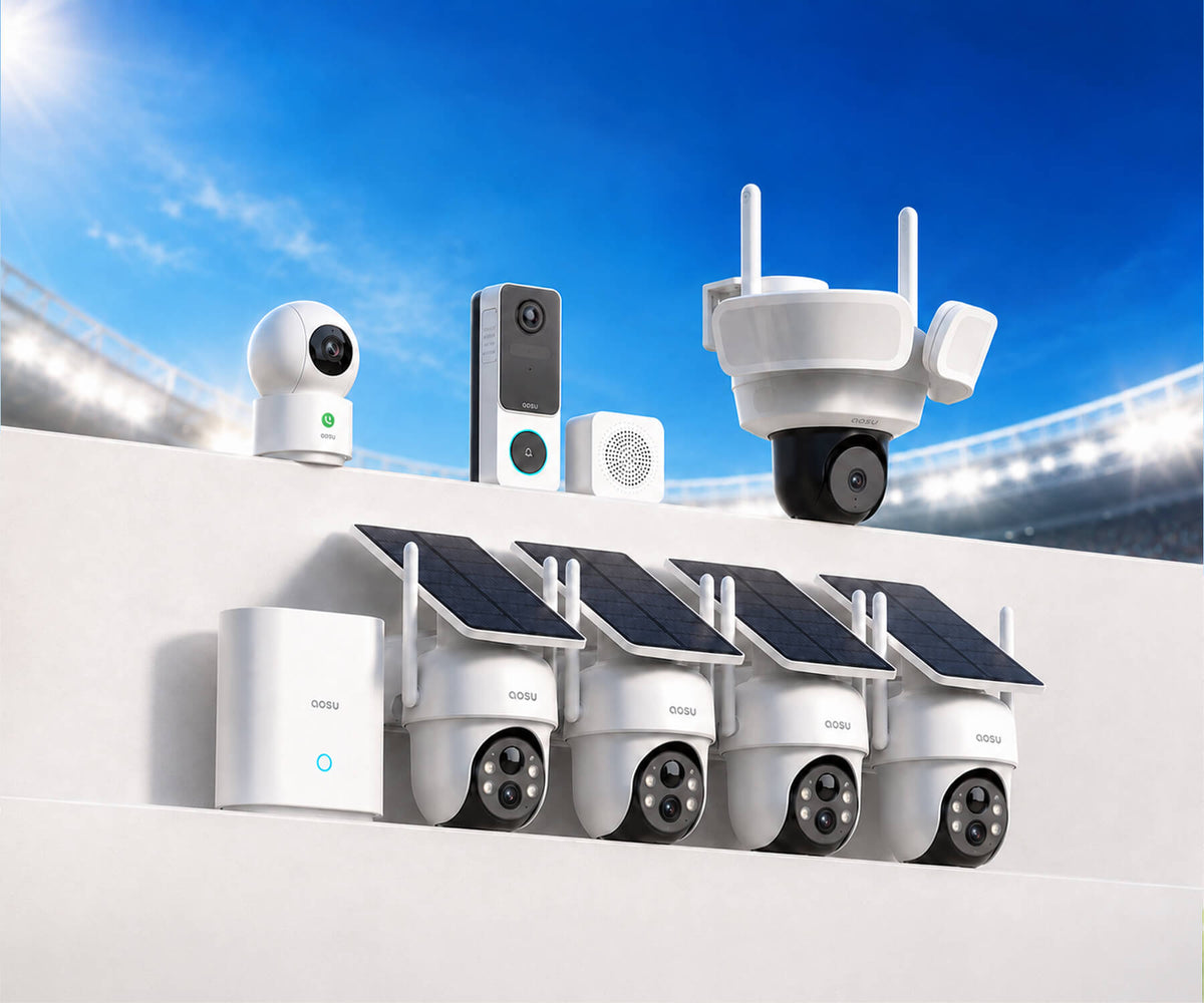SolarCam D1 Classic Kit + Video Doorbell SE + Floodlight Cam Pro + IndoorCam P1 Pro